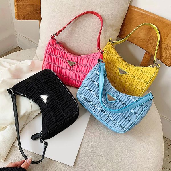 2020 tote bags for women candy color summer underarm bag nylon purses and handbag shoulder bag pleated female bolsa
2020 tote bags for women candy color summer underarm bag nylon purses and handbag shoulder bag pleated female bolsa