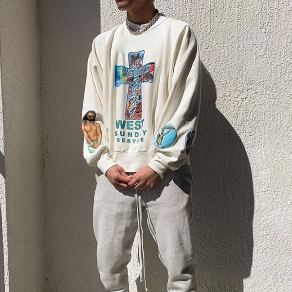 20FW Jessus Is King Glitter Letter Sweatshirt Highstreet Sweatshirt Long Sleeve Crewneck Pullover Men Women Casual hip hop HFLSWY373
20FW Jessus Is King Glitter Letter Sweatshirt Highstreet Sweatshirt Long Sleeve Crewneck Pullover Men Women Casual hip hop HFLSWY373