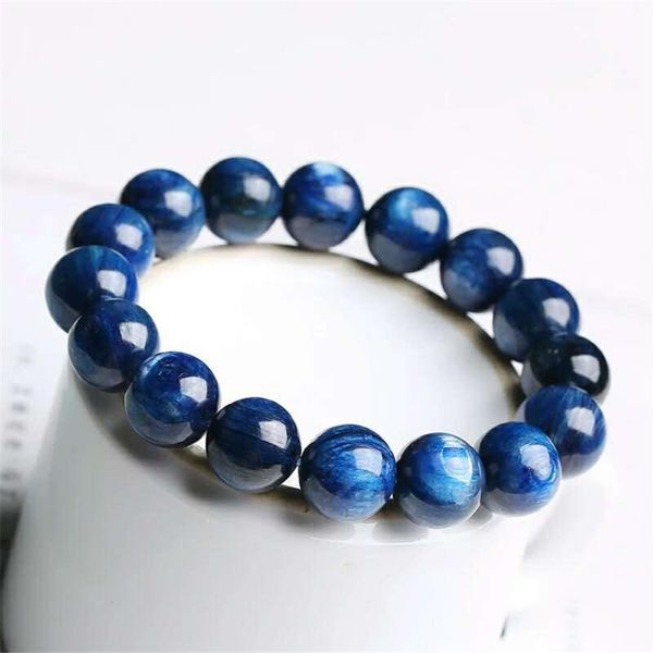 14mm genuine blue natural kyanite bracelet women men big round bead stretch powerful natural stone bracelet drop shipping, Black
14mm genuine blue natural kyanite bracelet women men big round bead stretch powerful natural stone bracelet drop shipping, Black