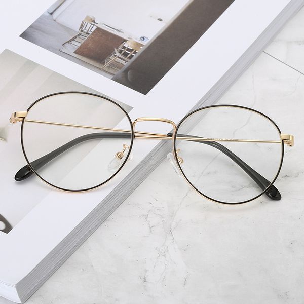 women men round eyeglasses frame acetate fashion woman men stylish female glasses optical prescription eyewear 6018, Black
women men round eyeglasses frame acetate fashion woman men stylish female glasses optical prescription eyewear 6018, Black