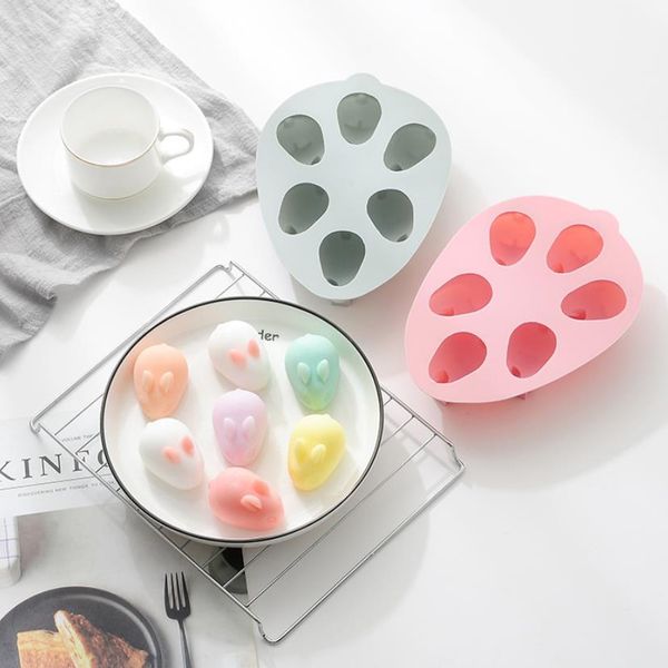 6 cavities rabbit silicon mold cake fondant baking moulds diy pudding soap making cute animal shape bakery pastry baking tools
6 cavities rabbit silicon mold cake fondant baking moulds diy pudding soap making cute animal shape bakery pastry baking tools