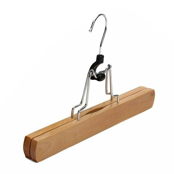 anti fall clothes collection trouser wooden home clip type neat skirt hanger
anti fall clothes collection trouser wooden home clip type neat skirt hanger