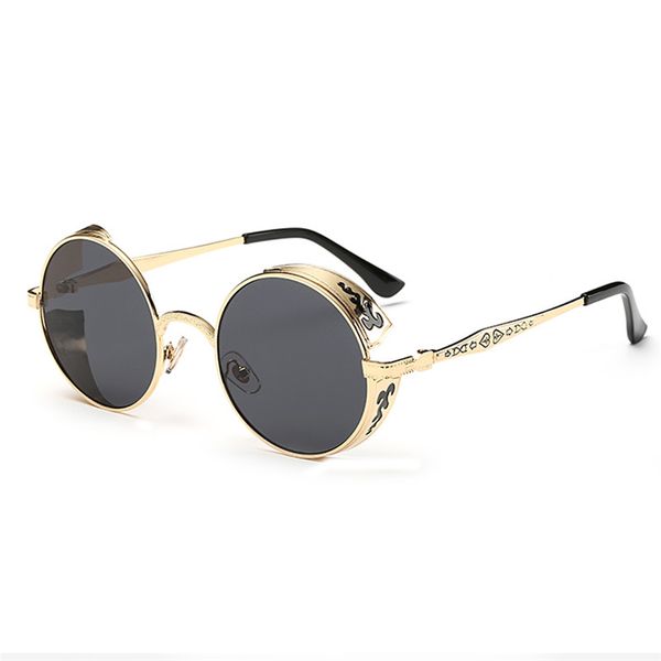 ttlife gothic steampunk round sunglasses men alloy eyeglasses circle shape brand designer women glasses mirror uv400 yjhh0258, White;black 
ttlife gothic steampunk round sunglasses men alloy eyeglasses circle shape brand designer women glasses mirror uv400 yjhh0258, White;black