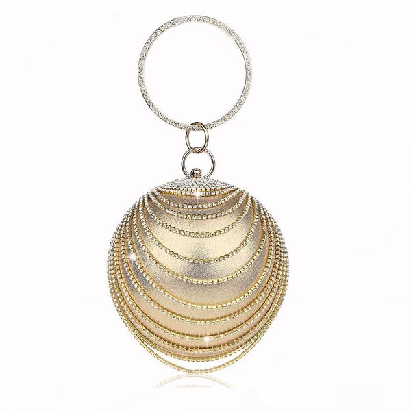 rhinestone chain women evening bag new fashion socialite gold ball clutch wedding party banquet tote bag sac a main
rhinestone chain women evening bag new fashion socialite gold ball clutch wedding party banquet tote bag sac a main