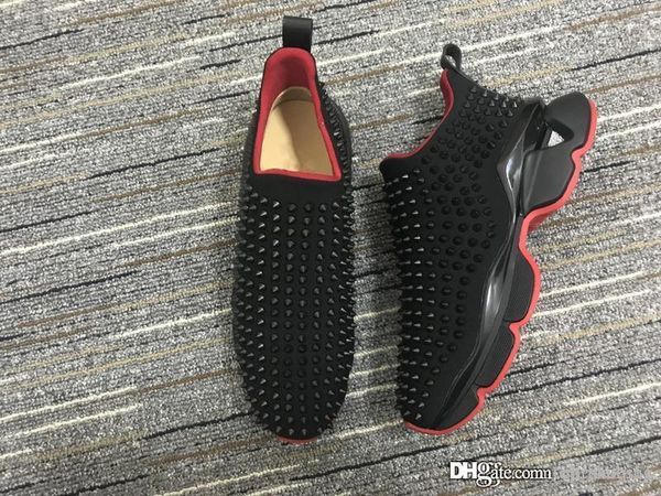 est krystal spike sock donna flat sneakers luxury designer mens red bottoms shoes womens rivet spiky junior spikes nail flat shoes, Black
est krystal spike sock donna flat sneakers luxury designer mens red bottoms shoes womens rivet spiky junior spikes nail flat shoes, Black