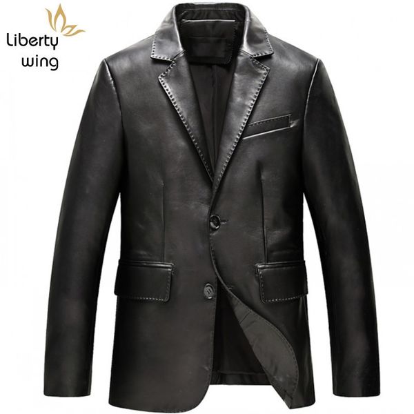 autumn sheepskin genuine leather mens jackets female single breasted turn down collar blouson cuir homme chaqueta de cuero, Black
autumn sheepskin genuine leather mens jackets female single breasted turn down collar blouson cuir homme chaqueta de cuero, Black