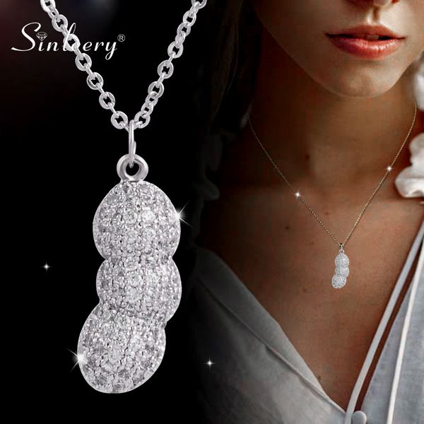 sinleery cute peanut pendant necklace silver color chian pearl inside crystal necklaces for women fashion jewelry xl164 ssg
sinleery cute peanut pendant necklace silver color chian pearl inside crystal necklaces for women fashion jewelry xl164 ssg