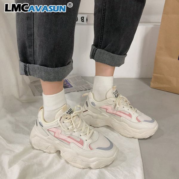 lmcavasun women's chunky sneakers women platform shoes lace up breathable vulcanize shoes women female trainers dad, Black
lmcavasun women's chunky sneakers women platform shoes lace up breathable vulcanize shoes women female trainers dad, Black