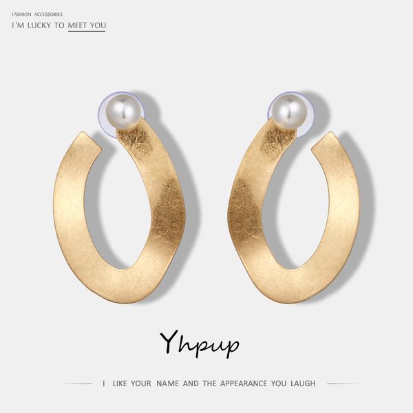 yhpup new arrival fashion vintage geometric brand charm stud earrings detachable imitation pearl simple earrings for women party, Golden;silver
yhpup new arrival fashion vintage geometric brand charm stud earrings detachable imitation pearl simple earrings for women party, Golden;silver