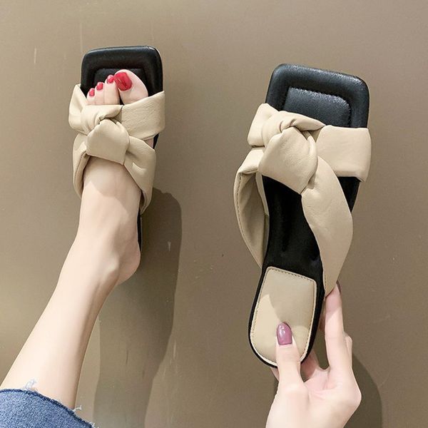 summer women slippers woman bowtie slides women's casual beach shoes 2020 summer fashion comfortable square toe female flats, Black
summer women slippers woman bowtie slides women's casual beach shoes 2020 summer fashion comfortable square toe female flats, Black