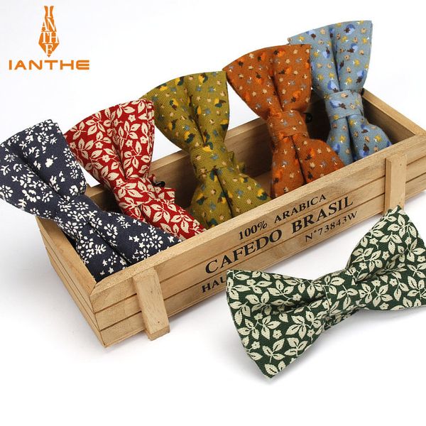ianthe men's bowtie fashion flower printed bowties neckwear adjustable man wedding bow tie male cotton butterfly gravatas, Black;gray
ianthe men's bowtie fashion flower printed bowties neckwear adjustable man wedding bow tie male cotton butterfly gravatas, Black;gray