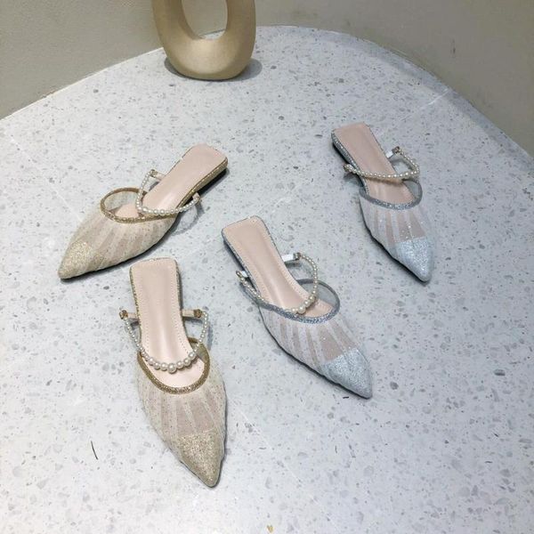 slippers women summer flat shoes female pantofle pointed toe mules string bead slides fashion lace 2020 luxury cover rome, Black
slippers women summer flat shoes female pantofle pointed toe mules string bead slides fashion lace 2020 luxury cover rome, Black