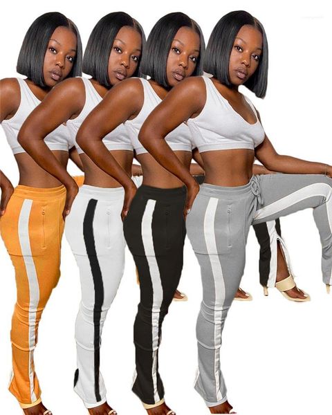 waist capris bandage split womens clothing with zipper striped panelled ladies pants fashion sports casual elastic, Black;white
waist capris bandage split womens clothing with zipper striped panelled ladies pants fashion sports casual elastic, Black;white