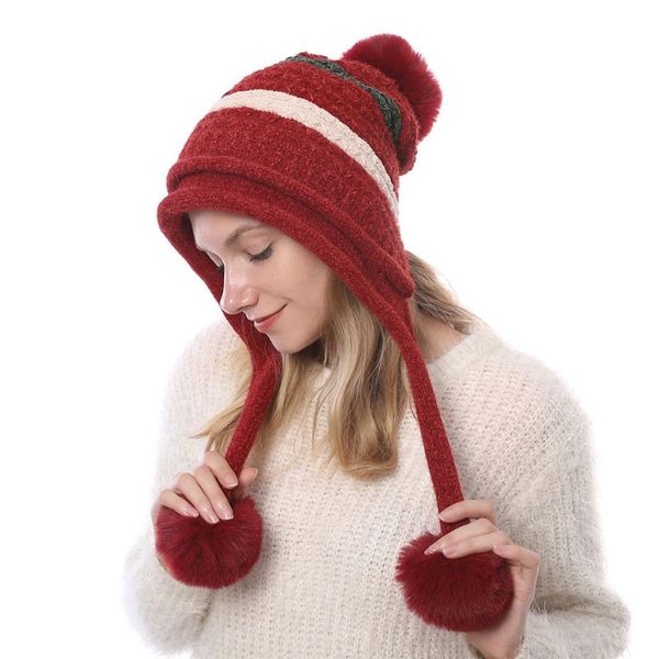 autumn winter warm knit hats fashion elegant lady women wool hat with hair ball, Blue;gray
autumn winter warm knit hats fashion elegant lady women wool hat with hair ball, Blue;gray