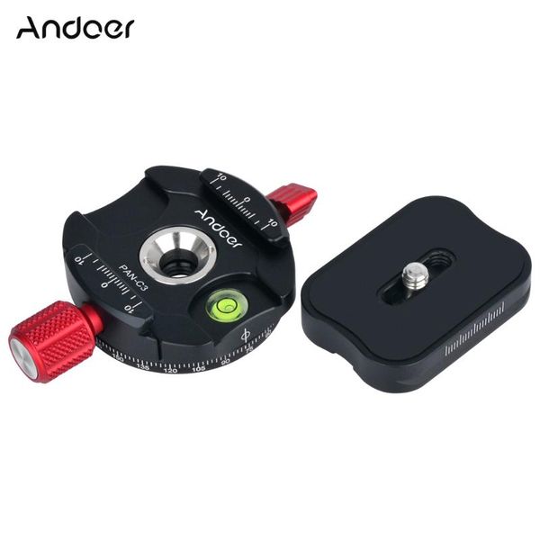 tripod heads andoer pan-c1 panoramic head clamp adapter aluminum alloy with quick release plate for arca-swiss as standard qr plates
tripod heads andoer pan-c1 panoramic head clamp adapter aluminum alloy with quick release plate for arca-swiss as standard qr plates