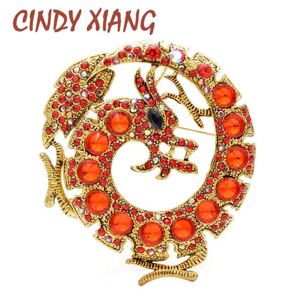 cindy xiang новое прибытие красный цвет дракона броши для женщин и мужчин унисекс pin животных большой моды ювелирных изделий vintage style, Gray
cindy xiang новое прибытие красный цвет дракона броши для женщин и мужчин унисекс pin животных большой моды ювелирных изделий vintage style, Gray
