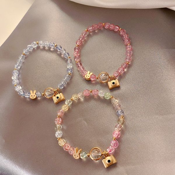 2020 new fashion multicolor natural crystal lucky bracelet for woman korean version luxury beaded jewelry gift, Black
2020 new fashion multicolor natural crystal lucky bracelet for woman korean version luxury beaded jewelry gift, Black