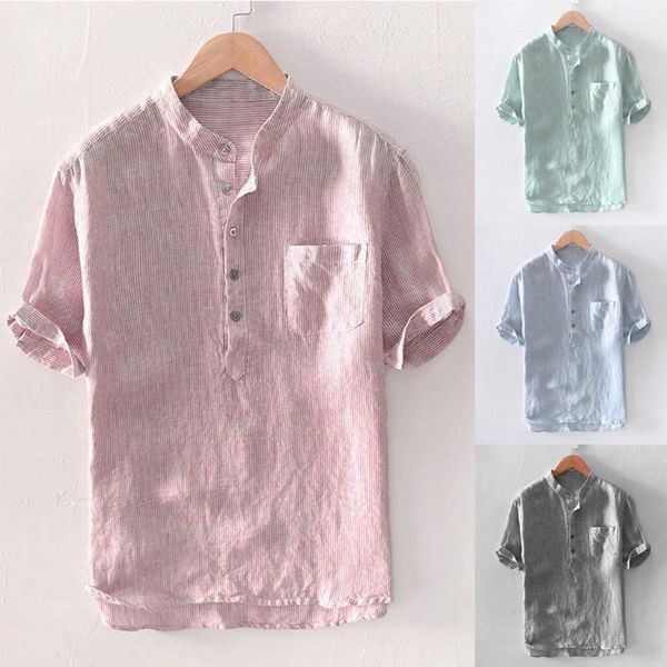 men's casual shirts 2021 camisa male men baggy stripe cotton linen short sleeve button pocket blouse camisas masculina plus size, White;black
men's casual shirts 2021 camisa male men baggy stripe cotton linen short sleeve button pocket blouse camisas masculina plus size, White;black
