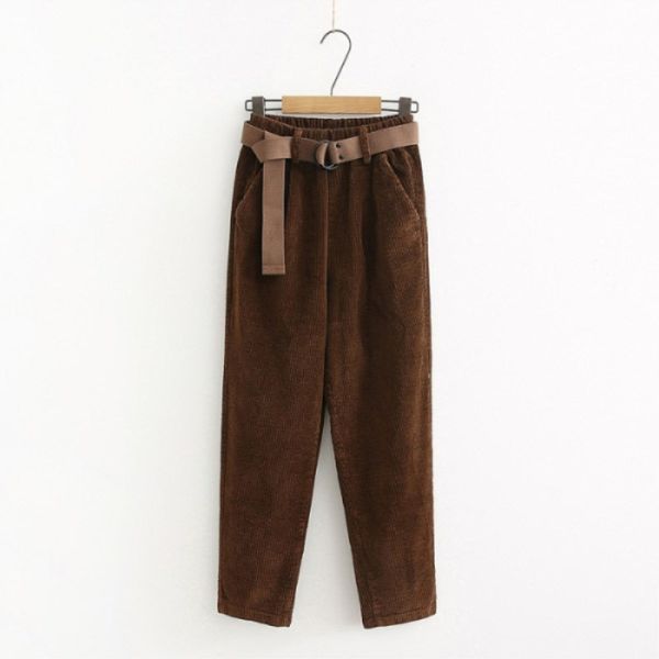 corduroy pants harem pants autumn winter women pants elastic waist sashes casual black trousers pantalones mujer cintura alta cx200817, Black;white
corduroy pants harem pants autumn winter women pants elastic waist sashes casual black trousers pantalones mujer cintura alta cx200817, Black;white