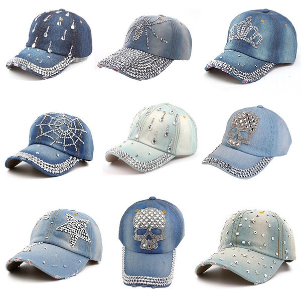 fashionable shiny baseball cap for women solid color with rhinestones snapback cap women's street breathable hip hop hat, Blue;gray
fashionable shiny baseball cap for women solid color with rhinestones snapback cap women's street breathable hip hop hat, Blue;gray