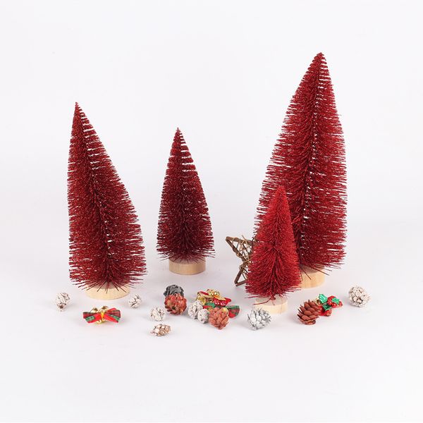 christmas decorations decoration deskminiature pine red needle dusting mini tree ornaments
christmas decorations decoration deskminiature pine red needle dusting mini tree ornaments