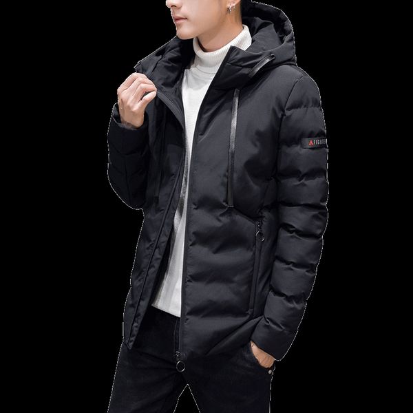 men's down & parkas hooded zipper mens jackets winter men parka jacket thick warm solid color male coat padded overcoat outerwear windb, Black
men's down & parkas hooded zipper mens jackets winter men parka jacket thick warm solid color male coat padded overcoat outerwear windb, Black