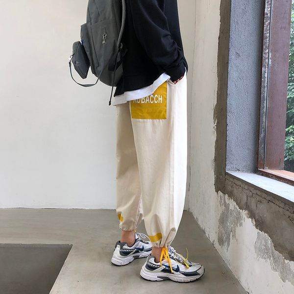 2020 new style pants men's summer thin loose capri-pants men's ankle banded pants casual sweatpants hip hop cross-pants, Black
2020 new style pants men's summer thin loose capri-pants men's ankle banded pants casual sweatpants hip hop cross-pants, Black