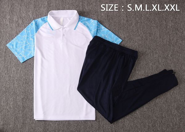 2020/21 season manchester white/black/blue football polo shirt&pants soccer fan short sleeve set
2020/21 season manchester white/black/blue football polo shirt&pants soccer fan short sleeve set