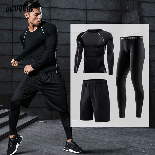мужчины спортивная gym фитнес дышащий quick dry костюмы compression workout одежда спорт бег бег обучение set мужчина, Black;blue
мужчины спортивная gym фитнес дышащий quick dry костюмы compression workout одежда спорт бег бег обучение set мужчина, Black;blue
