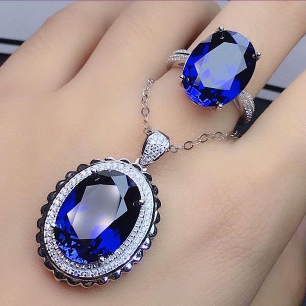 silver plated oval shape section blue crystal pendant link chain necklace resizable ring for women jewelry sets
silver plated oval shape section blue crystal pendant link chain necklace resizable ring for women jewelry sets
