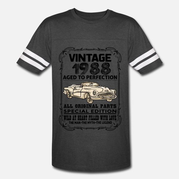 vintage 1988 aged to perfection t shirt men printed 100% cotton o neck letters famous comical spring autumn leisure shirt
vintage 1988 aged to perfection t shirt men printed 100% cotton o neck letters famous comical spring autumn leisure shirt