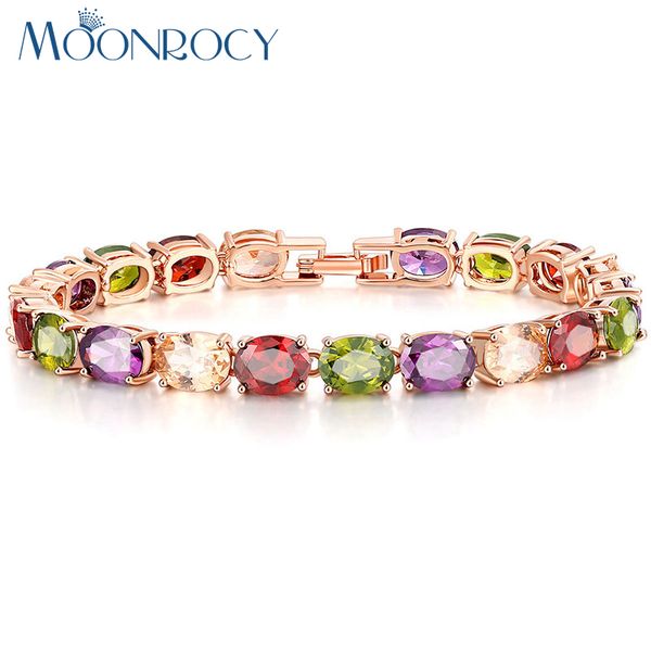 moonrocy rose gold color austrian colourful crystal cubic zirconia bracelet jewelry bangle for girl women gift, Black
moonrocy rose gold color austrian colourful crystal cubic zirconia bracelet jewelry bangle for girl women gift, Black