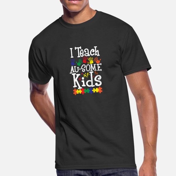 autism teacher i teach ausome kids awareness t shirt men customized short sleeve round neck costume cute humor summer normal shirt
autism teacher i teach ausome kids awareness t shirt men customized short sleeve round neck costume cute humor summer normal shirt