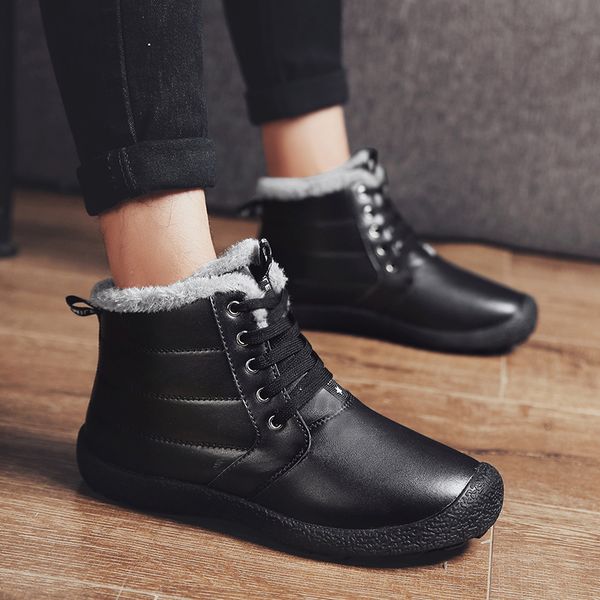 boots men fashion outdoor winter cotton shoes warm plus velvet casual shoes men high-outdoor walking zapatillas hombre, Black
boots men fashion outdoor winter cotton shoes warm plus velvet casual shoes men high-outdoor walking zapatillas hombre, Black