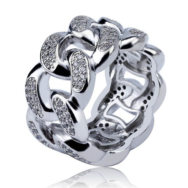 2020 mens золото hip hop ювелирные изделия кольца кубинской цепи iced out кольцо новый способ золото серебряное кольцо, Silver
2020 mens золото hip hop ювелирные изделия кольца кубинской цепи iced out кольцо новый способ золото серебряное кольцо, Silver
