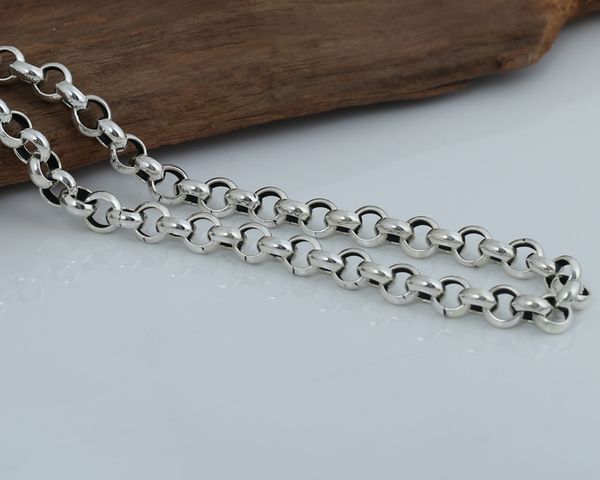 925 sterling silver necklace thai silver vintage 8mm thick heavy chains necklace christmas gifts
925 sterling silver necklace thai silver vintage 8mm thick heavy chains necklace christmas gifts