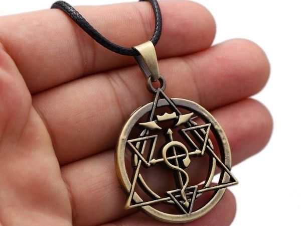 ms jewelry fullmetal alchemist choker necklace magic circle pendant men women gift11, Silver
ms jewelry fullmetal alchemist choker necklace magic circle pendant men women gift11, Silver