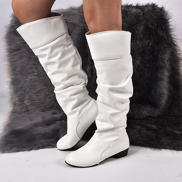 winter women thigh high heels knight boot leather faux suede slim fur wedges rubber platform punk black ladies shoes botas mujer
winter women thigh high heels knight boot leather faux suede slim fur wedges rubber platform punk black ladies shoes botas mujer