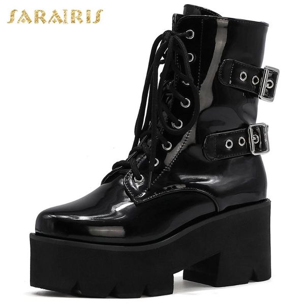 sarairis 2020 big size 43 square high heels platform winter shoes woman fashion brand motorcycles boots female, Black
sarairis 2020 big size 43 square high heels platform winter shoes woman fashion brand motorcycles boots female, Black