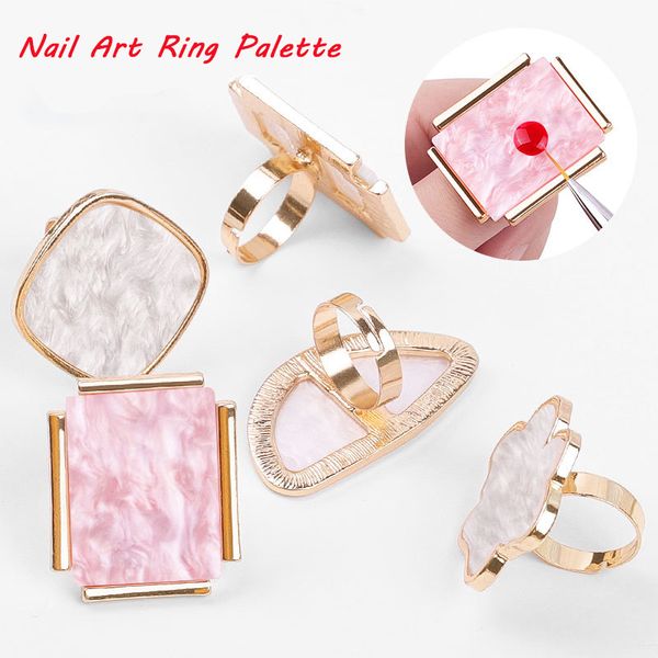 1pc cute imitation shell nail art ring palette uv gel polish mixing ring plate resin painting palette nail art tools manicure
1pc cute imitation shell nail art ring palette uv gel polish mixing ring plate resin painting palette nail art tools manicure