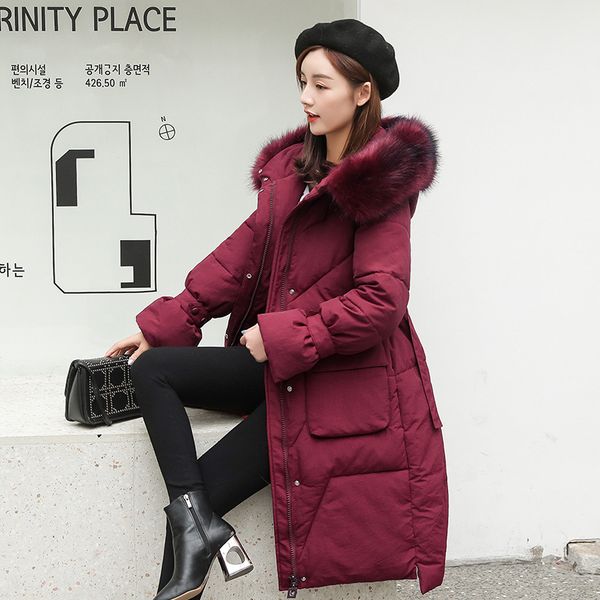 isenmal winter jacket women long parka fur collar casual slim woman winter coat 2020 fashion female jacket cotton padded warm, Black
isenmal winter jacket women long parka fur collar casual slim woman winter coat 2020 fashion female jacket cotton padded warm, Black