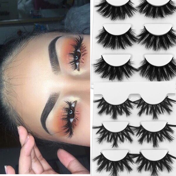 false eyelashes 3 pairs 3d natural mink lashes soft eyelash extension makeup 27mm natural/thick long eye
false eyelashes 3 pairs 3d natural mink lashes soft eyelash extension makeup 27mm natural/thick long eye