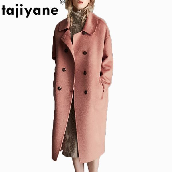 autumn winter coat women clothes 2020 10% alpaca 90% wool jacket korean slim long double side woolen coat casaco feminino zt749, Black
autumn winter coat women clothes 2020 10% alpaca 90% wool jacket korean slim long double side woolen coat casaco feminino zt749, Black