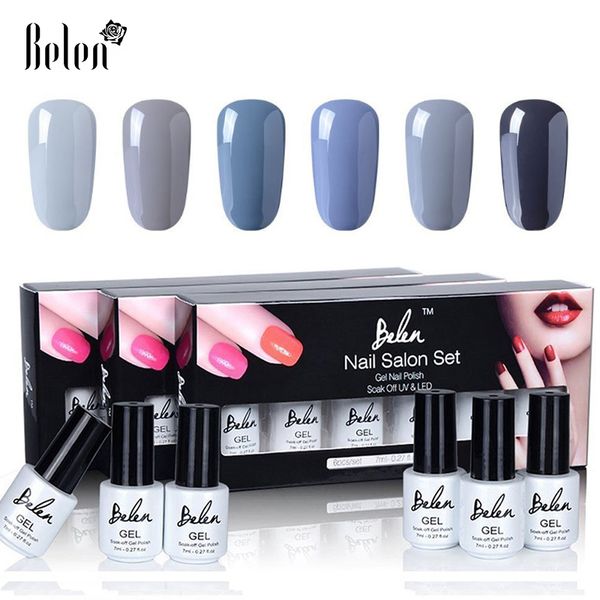 belen 6pcs/kit nude gray uv gel nail polish set professional diy nail art lucky lacquer semi permanent 7ml manicure gelpolish
belen 6pcs/kit nude gray uv gel nail polish set professional diy nail art lucky lacquer semi permanent 7ml manicure gelpolish