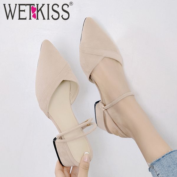 wetkiss thick heels slippers women 2020 new slides shoes summer mules shoes ladies pointed toe female plus size 31-47, Black
wetkiss thick heels slippers women 2020 new slides shoes summer mules shoes ladies pointed toe female plus size 31-47, Black