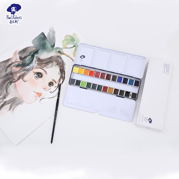 rubens 12/24/48 colors professional upgraded watercolor paint solid pigment for artists and masters
rubens 12/24/48 colors professional upgraded watercolor paint solid pigment for artists and masters