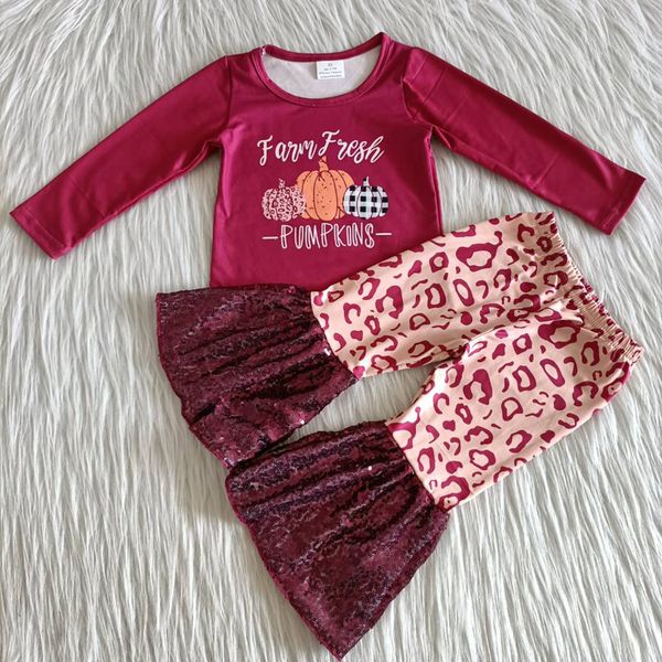 2020 baby girls fall outfits pumpkin icing long sleeve bell bottom pants 2pcs wholesale kid boutique clothing halloween outfits, White
2020 baby girls fall outfits pumpkin icing long sleeve bell bottom pants 2pcs wholesale kid boutique clothing halloween outfits, White