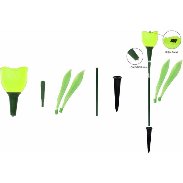 6pcs tulip flower shape led solar lights lawn decoration lamp outdoor garden yard solar power led waterproof easy installation
6pcs tulip flower shape led solar lights lawn decoration lamp outdoor garden yard solar power led waterproof easy installation