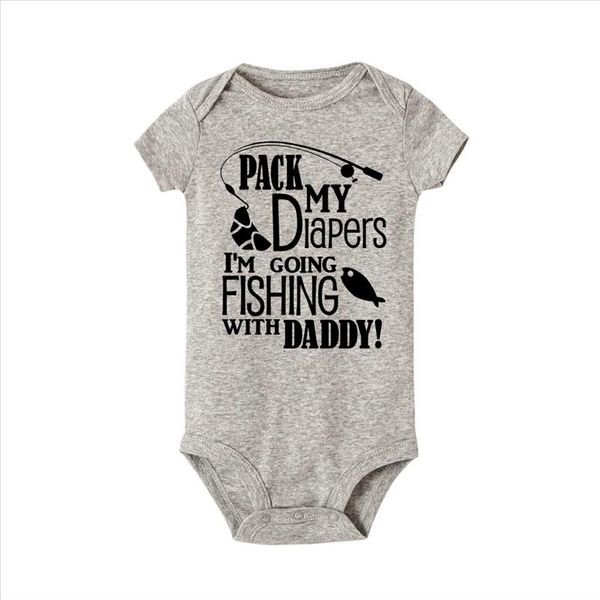 i am going fishing with daddy print baby romper cotton short sleeve newborn baby clothes jumpsuit infant roupas de bebe, Blue
i am going fishing with daddy print baby romper cotton short sleeve newborn baby clothes jumpsuit infant roupas de bebe, Blue