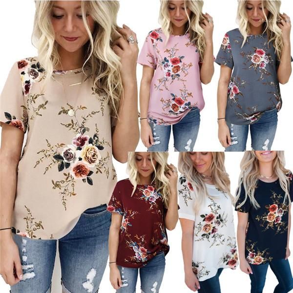 tops цветочным узором лето с коротким рукавом o шеи футболки повседневная женщин конструктора tshirts одежда сыпучие женщин шифон, White
tops цветочным узором лето с коротким рукавом o шеи футболки повседневная женщин конструктора tshirts одежда сыпучие женщин шифон, White